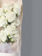 УЦЕНКА Букет из мыльных лепестков свет "Белые розы" 7х9,5х40 см - Фото 3