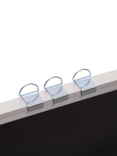 Доска магнитно-маркерная Calligrata, 100×150 см, черная, с полочкой, в алюминиевой рамке