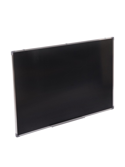 Доска магнитно-маркерная Calligrata, 100×150 см, черная, с полочкой, в алюминиевой рамке