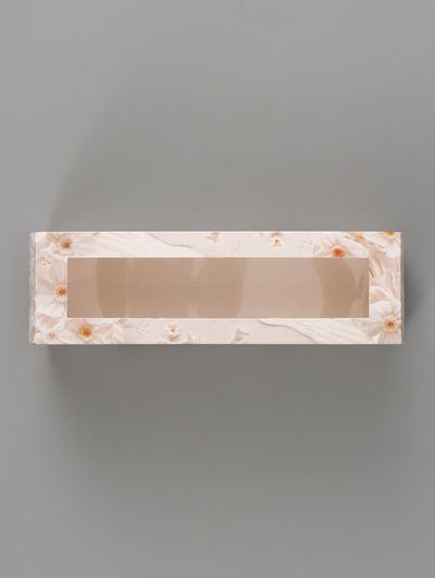 Коробка подарочная с окном «С любовью», 18×5.5×5.5 см, самосборная