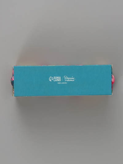 Коробка подарочная с окном «С любовью. Цветы», 18×5.5×5.5 см, самосборная