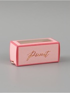 Коробка подарочная с окном «Подарок», 12×5.5×5.5 см, самосборная  (артикул 10975533)  большой выбор товаров оптом и в розницу по низким ценам с доставкой