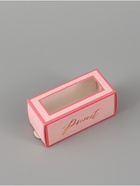 Коробка подарочная с окном «Подарок», 12×5.5×5.5 см, самосборная  (артикул 10975533)  большой выбор товаров оптом и в розницу по низким ценам с доставкой