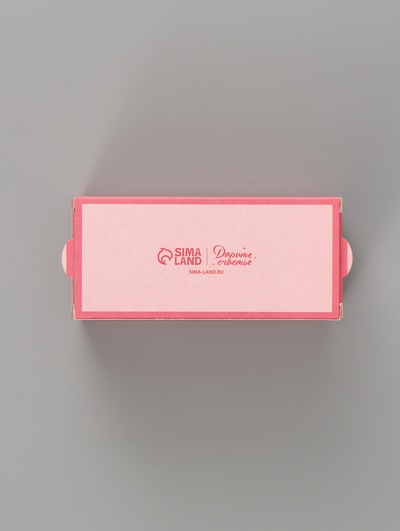 Коробка подарочная с окном «Подарок», 12×5.5×5.5 см, самосборная