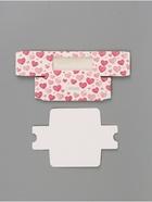 Коробка подарочная с окном «Сердца», 12×5.5×5.5 см, самосборная  (артикул 10975535)  большой выбор товаров оптом и в розницу по низким ценам с доставкой