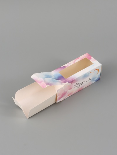Коробка подарочная с окном «Только для тебя», 12×5.5×5.5 см, самосборная