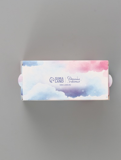 Коробка подарочная с окном «Только для тебя», 12×5.5×5.5 см, самосборная