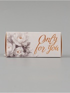 Коробка подарочная с окном Only for you, 12×5.5×5.5 см, самосборная  (артикул 10975538)  большой выбор товаров оптом и в розницу по низким ценам с доставкой