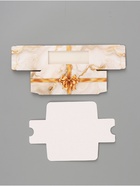 Коробка подарочная с окном «Мрамор», 12×5.5×5.5 см, самосборная  (артикул 10975539)  большой выбор товаров оптом и в розницу по низким ценам с доставкой