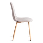 Стул мягкий для кухни BREEZE JSC–58, обивка велюр, цвет светло–серый) HLR14 /натуральный  (артикул 10845221)  большой выбор товаров оптом и в розницу по низким ценам с доставкой