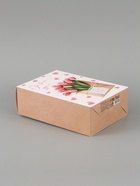 Коробка подарочная складная «С любовью», 16×23×7.5 см  (артикул 10975493)  большой выбор товаров оптом и в розницу по низким ценам с доставкой