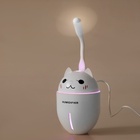 УЦЕНКА Увлажнитель воздуха Luazon HM-2, ультразвуковой, 400 мл, 2 Вт, портативный, серый - Фото 2