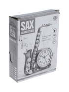 УЦЕНКА Часы - будильник настольные «Саксофон», дискретный ход, d=6.5 см, 18.5×15 см, АА - Фото 5