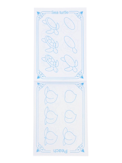 Коврик для рисования водой «Океан», 2 маркера