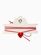 Чокер на шнурке с подвеской «Сердце», L=150 см, красный в золоте  (артикул 10936503)  большой выбор товаров оптом и в розницу по низким ценам с доставкой