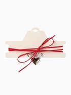 Чокер на шнурке с подвеской «Сердце», L=150 см, красный в золоте  (артикул 10936503)  большой выбор товаров оптом и в розницу по низким ценам с доставкой