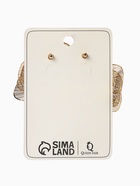 Серьги «Лёгкие цветы», объемные, 7×5 см, цвет золото  (артикул 10938645)  большой выбор товаров оптом и в розницу по низким ценам с доставкой