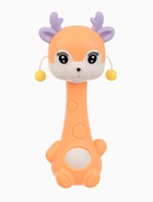 Погремушка-прорезыватель «Оленёнок Софи» 2 в 1, от 3 мес. оранжевый/фиолетовый  (артикул 10941346)  большой выбор товаров оптом и в розницу по низким ценам с доставкой