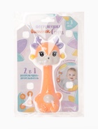 Погремушка-прорезыватель «Оленёнок Софи» 2 в 1, от 3 мес. оранжевый/фиолетовый - Фото 8