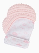 Прорезыватель на ручку для зубов «Фламинго», светло-розовый - фото 122965830