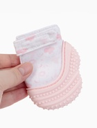 Прорезыватель на ручку для зубов «Фламинго», светло-розовый - фото 122965835