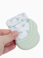 Прорезыватель на ручку для зубов «Кактусы», светло-зеленый 10941499