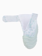 Прорезыватель на ручку для зубов «Дино», светло-серый - фото 122965848