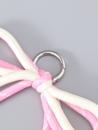 Брелок для ключей на карабине «Двойной бант», на сумку, рюкзак, розово-белый, 20×9.5×1 см  (артикул 10964577)  большой выбор товаров оптом и в розницу по низким ценам с доставкой