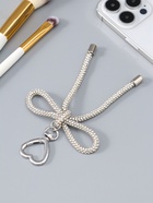 Брелок для ключей на карабине «Бант со стразами», на сумку, рюкзак, под серебро, 11×7.5×1.5 см  (артикул 10964578)  большой выбор товаров оптом и в розницу по низким ценам с доставкой