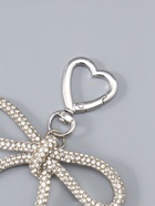 Брелок для ключей на карабине «Бант со стразами», на сумку, рюкзак, под серебро, 11×7.5×1.5 см  (артикул 10964578)  большой выбор товаров оптом и в розницу по низким ценам с доставкой