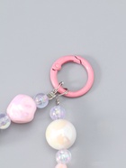 Брелок для ключей на карабине «Тюльпаны и звёзды», на сумку, рюкзак, розово-перламутровый, 11×4×1.5 см - Фото 4