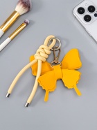 Брелок для ключей на карабине «Бабочка с узлом», на сумку, рюкзак, бежево-рыжий, 13.5×9.5×2.5 см  (артикул 10964589)  большой выбор товаров оптом и в розницу по низким ценам с доставкой