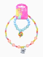Набор детский «Выбражулька. Коала», 2 предмета: бусы, браслет, разноцветный  (артикул 10967624)  большой выбор товаров оптом и в розницу по низким ценам с доставкой