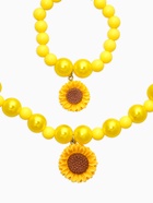 Набор детский «Выбражулька. Цветок Подсолнух», 3 предмета: бусы, браслет, кольцо безразмерное, желтый  (артикул 10967663)  большой выбор товаров оптом и в розницу по низким ценам с доставкой
