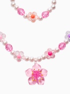 Набор детский «Выбражулька. Цветок и жемчуг», 2 предмета: бусы, браслет, разноцветный  (артикул 10967669)  большой выбор товаров оптом и в розницу по низким ценам с доставкой