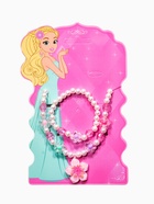 Набор детский «Выбражулька. Цветок и жемчуг», 2 предмета: бусы, браслет, разноцветный  (артикул 10967669)  большой выбор товаров оптом и в розницу по низким ценам с доставкой