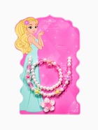 Набор детский «Выбражулька. Цветок и жемчуг», 2 предмета: бусы, браслет, разноцветный  (артикул 10967669)  большой выбор товаров оптом и в розницу по низким ценам с доставкой