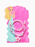 Набор детский «Выбражулька. Цветок и жемчуг», 2 предмета: бусы, браслет, разноцветный  (артикул 10967669)  большой выбор товаров оптом и в розницу по низким ценам с доставкой