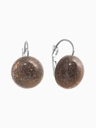 Серьги «Таблетка. Блёстка», шарик, пластик, серые в серебре  (артикул 10967879)  большой выбор товаров оптом и в розницу по низким ценам с доставкой