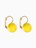 Серьги «Шар №14», пластик, жёлтые в золоте  (артикул 10967899)  большой выбор товаров оптом и в розницу по низким ценам с доставкой