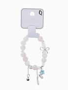 Браслет с подвесками «Сахарный. Звёздочка», d=6 см, шар №10/8, розовый, голубой в серебре  (артикул 10967908)  большой выбор товаров оптом и в розницу по низким ценам с доставкой