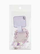 Браслет с подвесками «Сахарный. Башня с цветами», d=6 см, шар №10/8, фиолетовый, розовый в серебре  (артикул 10967916)  большой выбор товаров оптом и в розницу по низким ценам с доставкой