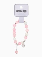 Браслет с подвесками «Сахарный. Звезда», шар №10/8, d=6 см, розовый, белый матовый в серебре  (артикул 10967922)  большой выбор товаров оптом и в розницу по низким ценам с доставкой