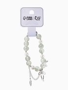 Браслет с подвесками «Сахарный. Перо и бант», d=6 см, шар №10/8, серый в серебре  (артикул 10967924)  большой выбор товаров оптом и в розницу по низким ценам с доставкой