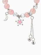 Браслет с подвесками «Сахарный. Ночное небо», d=6 см, шар № 10/8, розовый, белый в серебре  (артикул 10967926)  большой выбор товаров оптом и в розницу по низким ценам с доставкой