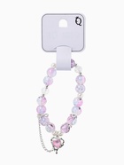 Браслет с подвесками «Сахарный. Сердце, искра», d=6 см, шар № 10/8, розовый, фиолетовый в серебре  (артикул 10967934)  большой выбор товаров оптом и в розницу по низким ценам с доставкой