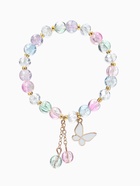 Браслет с подвесками «Сахарный. Бабочка», d=6 см, шар №8, разноцветный в золоте  (артикул 10967938)  большой выбор товаров оптом и в розницу по низким ценам с доставкой
