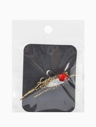 Брошь «Птица Дятел», красная, белая в чернёном золоте  (артикул 10968164)  большой выбор товаров оптом и в розницу по низким ценам с доставкой