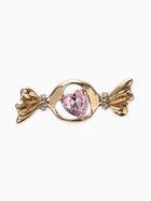 Брошь «Конфета с кристальным сердцем», розовая в золоте  (артикул 10968167)  большой выбор товаров оптом и в розницу по низким ценам с доставкой