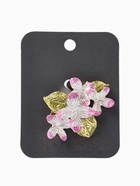 Брошь «Цветок Сакуры», зеленый, розовая в золоте  (артикул 10968169)  большой выбор товаров оптом и в розницу по низким ценам с доставкой